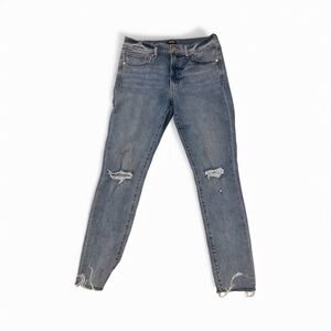 Express Brand Distressed Blue Jeans